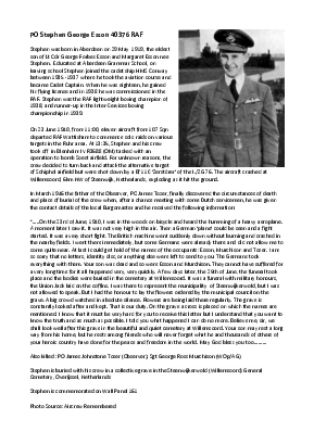 A preview of a PDF biography for Esson, Stephen George